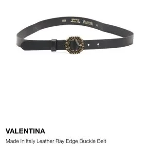 Valentina | Accessories | New Valentina Black Leather Ray 